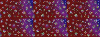 Tomurcukları çiçek olan sevimli bir çiçek deseni. Eskiz geçmişi. Raster illüstrasyonu. Kumaş, tekstil, duvar kağıdı baskısı için. Eski usul. Raster..