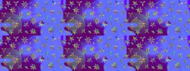 Çiçekli çiçek deseni, suluboya. Raster deseni. Süslü kumaş deseni.