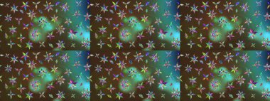 Eskiz modeli etnik tasarım. Çiçekleri, deniz kabukları, mandalaları ve suluboya efektleriyle donanma geçmişi. Yatak çarşafları, ceket, paket tasarımı, kumaş ve moda kavramları için tekstil baskısı.