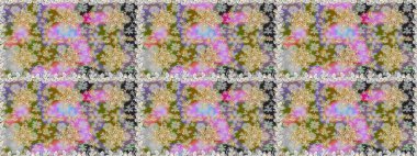 Kart, duvar kağıdı, ambalaj ve tekstil için klasik tasarım. Tarafsız renklerde Royal retro. Kusursuz desenli altın elementler. Klasik çiçek dokusu. Raster illüstrasyonu. Altın şablon.