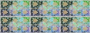 Raster oryantal süs. Kusursuz altın desen. Tarafsız renklerde altın elementlerle kusursuz desen.