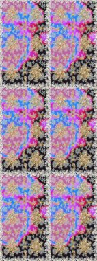 Raster illüstrasyonu. Gri renklerde ve altın elementlerle klasik, pürüzsüz desen.