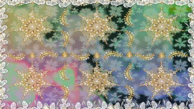 Geleneksel oryantasyon süsü. Klasik raster sarısı, kusursuz desen. Klasik klasik klasik arka plan. Tarafsız renklerde altın elementlerle kusursuz desen.