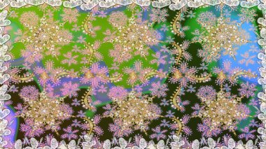 Lüks, kraliyet ve Viktorya dönemi konsepti. Klasik barok çiçekli, nötr yerine altın desenli. Tarafsız renklerde altın element. Süslü raster dekorasyonu.