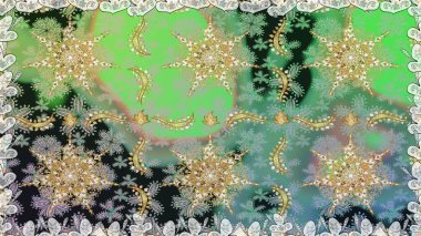 Klasik mobilya tarzı. Küçük bir alan derinliği. Patina. Kusursuz ahşap oyma. Yeşil renkli ve altın elementli desen. Oyma. Altın kaplamalı yeşil fon. Lüks mobilyalar..