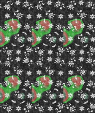 Renkli Yaz Temalı eskiz kalıbı. Raster Illustrasyon 'daki Çiçek Deseni' nin son moda çizimi. Düz Çiçek Elementleri Tasarımı. Gri ve yeşil renkte çiçekler.