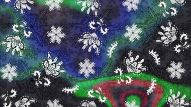 Renkli grunge, soyut arkaplanı kolonya ve mavi çiçeklerle süslüyor. Parmak izi, kumaş, duvar kâğıdı, tekstil için raster dokusu. Nakış desenli çiçek deseni..