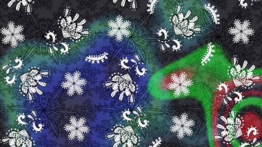 Suluboya etkisi. Raster deseni. Botanik çizim kalıbı. Organik elementler.