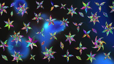 Karalama çiçekleri çizim kalıbı. Raster deseni. Gri ve mavi el çizimi desen. Sanat ilham verici ve mavi stil çiçekler ve arka plan bırakır.