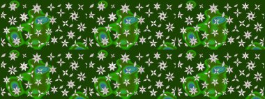 Çiçek deseni duvar kağıdı, desen dolguları ve web sayfası arka planı için kullanılabilir. Şekil verilmiş çiçeklerle eskiz deseni. Süslü zentangle çizim dokusu, soyut çiçeklerle süslenmiş..