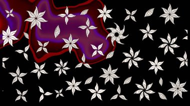 Karalama çiçeği. Renkli Bahar Teması eskiz kalıbı. Düz Çiçek Elementleri Tasarımı. Zentangle soyut çiçekleri. Güzel kumaş deseni. Raster illüstrasyonu.