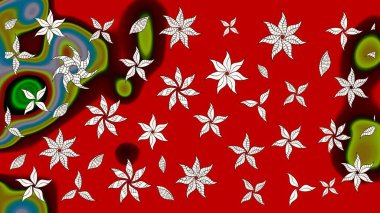 Raster illüstrasyonu. Modaya uygun kumaş deseni. Tony 'nin kumaş kalıbını çiz. Küçük çiçekte sevimli çiçek deseni var..