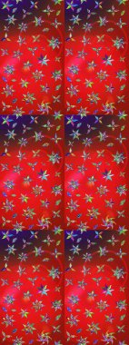 Kırmızı ve kahverengi renkte çiçekler. Renkli bahar temalı eskiz kalıbı. Çiçekli çiçek deseni, suluboya. Düz Çiçek Elementleri Tasarım Raster illüstrasyonu.