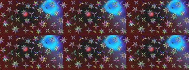 Raster Güzel kumaş deseni. Çiçek arkaplan ile soyut zarafet çizim deseni.