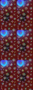 Raster. Zarif, parlak ve eskiz kırmızı ve kahverengi desenli. Sabıka baskıları, bebek kıyafetleri, duvar kâğıtları, paket kutuları vb..