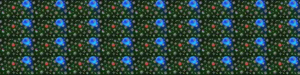 Mavi ve gri renkte çiçekler. Düz Çiçek Elementleri Tasarımı. Renkli Bahar Teması eskiz kalıbı. Raster illüstrasyonunda çiçek deseni çizimi.