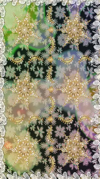 Gri renkli altın kar taneleri. Noel altın kar tanesi kusursuz desen. Kış kar dokusu duvar kağıdı. Sembol tatili, yeni yıl kutlaması, altın desenler..