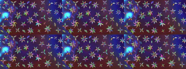 Hoş bir çiçek geçmişi var. Raster illüstrasyonu. Küçük bir çiçekte eskiz deseni. Güzel kumaş deseni.