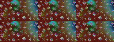 Kızılderili desenli desenli desenli şal deseni. Etnik Mandala süsü. Raster Henna dövme stili. Tekstil, tebrik kartı, boyama kitabı, telefon kılıfı baskısı için kullanılabilir.