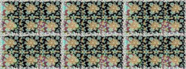 Kusursuz altın desen. Altın elementlerle nötr renklerde altın desen. Raster doğulu süsü.