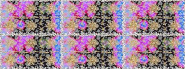 Barok tarzında kusursuz bir doğulu süsü. Geleneksel klasik raster altın pürüzsüz desen. Gri renklerdeki altın elementler.