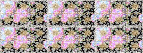 Geleneksel oryantasyon süsü. Kusursuz klasik raster nötr ve altın desenli. Klasik vintage arkaplan.