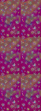 Çizim çiçek deseni duvar kağıdı, web sitesi arka planı, ambalaj kağıdı, davetiye, broşür, afiş veya web sitesi için kullanılabilir. El çizimi Raster çizimi. Karalama elementleri.