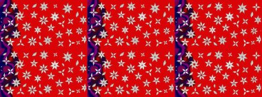 Çiçek desenli raster, kırmızı ve nötr çizgi grafik desenli soyut raster arkaplan. Modern stil dokusu.