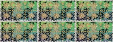 Gri renklerde, altın elementlerle kusursuz desen. Klasik klasik klasik arka plan. Geleneksel oryantasyon süsü. Klasik raster altın pürüzsüz desen.