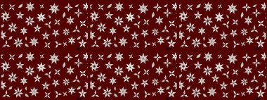 Renkli Bahar Teması eskiz kalıbı. Düz Çiçek Elementleri Tasarımı. Çiçekli çizim şekli. Kırmızı ve nötr renkte çiçekler.