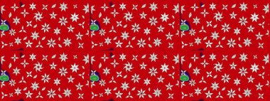 Çizim çiçek deseni duvar kâğıdı olarak kullanılabilir. Raster illüstrasyonu. Kırmızı ve nötr renkte çiçekler.