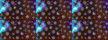 Kahverengi ve mor renklerde. Raster illüstrasyonu. Anti-stres için Raster soyut şablon sayfası.