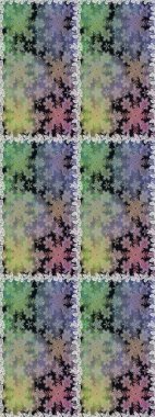 Barok tarzında kusursuz bir doğulu süsü. Raster geleneksel altın pürüzsüz desen gri renklerde.