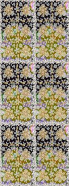 Lüks, kraliyet ve Viktorya dönemi konsepti. Süslü dekorasyon. Altın elementli gri renkli altın desenli. Raster klasik barok çiçeksiz altın desenli..