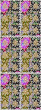 Kusursuz oryantal klasik altın desen. Gri renklerde altın tekrarlayan elementler içeren Raster soyut arkaplanı.