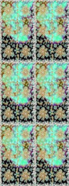 Damask pürüzsüz süsü. Geleneksel raster ve altın desen. Nötr renkler üzerinde klasik oryantal desen.