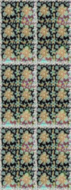 Kusursuz altın desen. Altın elementlerle nötr renklerde altın desen. Raster doğulu süsü.