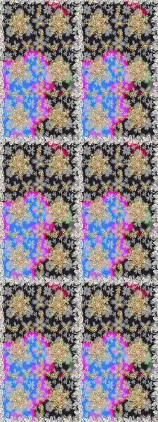 Şam, tasarım için kusursuz desen. Gri renklerde, altın elementli, pürüzsüz desen.