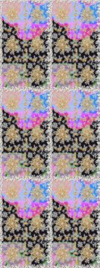 Gri renkli ve altın elementli geleneksel altın sarısı desen. Barok tarzında kusursuz bir doğulu süsü..