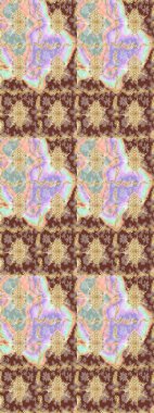 Barok tarzında altın çiçek süsü. Damask çizim kalıbı arka planı tekrarlıyor. Tarafsız renklerde altın element. Antika altın tekrarlanabilir duvar kağıdı.