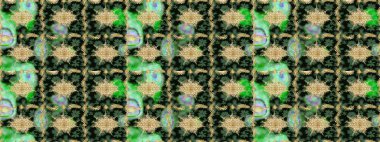 Paisley 'ler zarif çiçek desenli eskiz arka plan duvar kâğıdı çizimi klasik tarz, modern 3D çizgili sanat eseri altın ve yeşil desenli çiçek yaprakları ve süslemeleri..