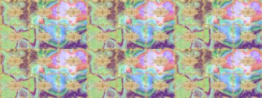 Raster eskiz deseni altın antika ortaçağ dekoratifi yapraklar ve altın desenli süslemeler ile tarafsız renklerde. Kraliyet lüksü, altın barok kumaş rengi..