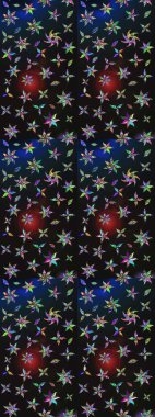 Gri ve mavi renkte çiçekler. Nazik, sevimli çiçek arkaplanı. Raster çiçek desenli ve çiçekli..