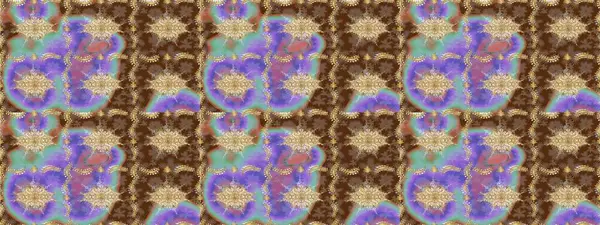 Klasik raster şablonu. Kahverengi ve altın desenli. Tekrarlayan ögelerle soyut arkaplan çiz.