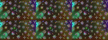 Güzel kumaş deseni. Güzel karalamalı çiçek desenli çizim. Raster illüstrasyonu. Küçük çiçekte sevimli çiçek deseni var..