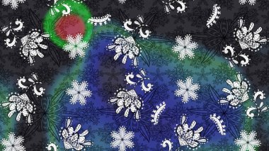 Raster. Zarif, parlak ve eskiz gri ve mavi çiçek desenli tasarım. Sabıka baskıları, bebek kıyafetleri, duvar kâğıtları, paket kutuları vb..