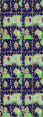 Kraliyet lüksü, altın barok kumaş rengi eskiz. Raster eskiz deseni altın antika çiçekli ortaçağ dekoratifi, yapraklar ve mavi renkli altın desenli süslemeler..