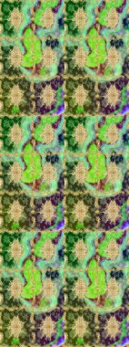 Yeşil renkte altın elementler. Geleneksel klasik Raster altın eskiz modeli. Barok tarzında eskiz doğulu süsü..