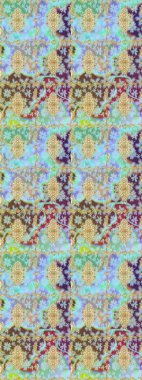 Raster illüstrasyonu. Soyut bir arkaplan çiz. Oriental raster klasik nötr ve altın desenli.