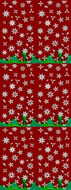 Süslü kumaş deseni. Düz Çiçek Elementleri Tasarımı. Raster illüstrasyonundaki çiçek desenli çizim. Renkli Bahar Teması çizim şablonu.